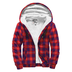 Hamilton Modern Tartan Crest Sherpa Hoodie