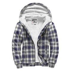 Hannay Modern Tartan Crest Sherpa Hoodie