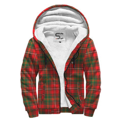 Hay Modern Tartan Crest Sherpa Hoodie