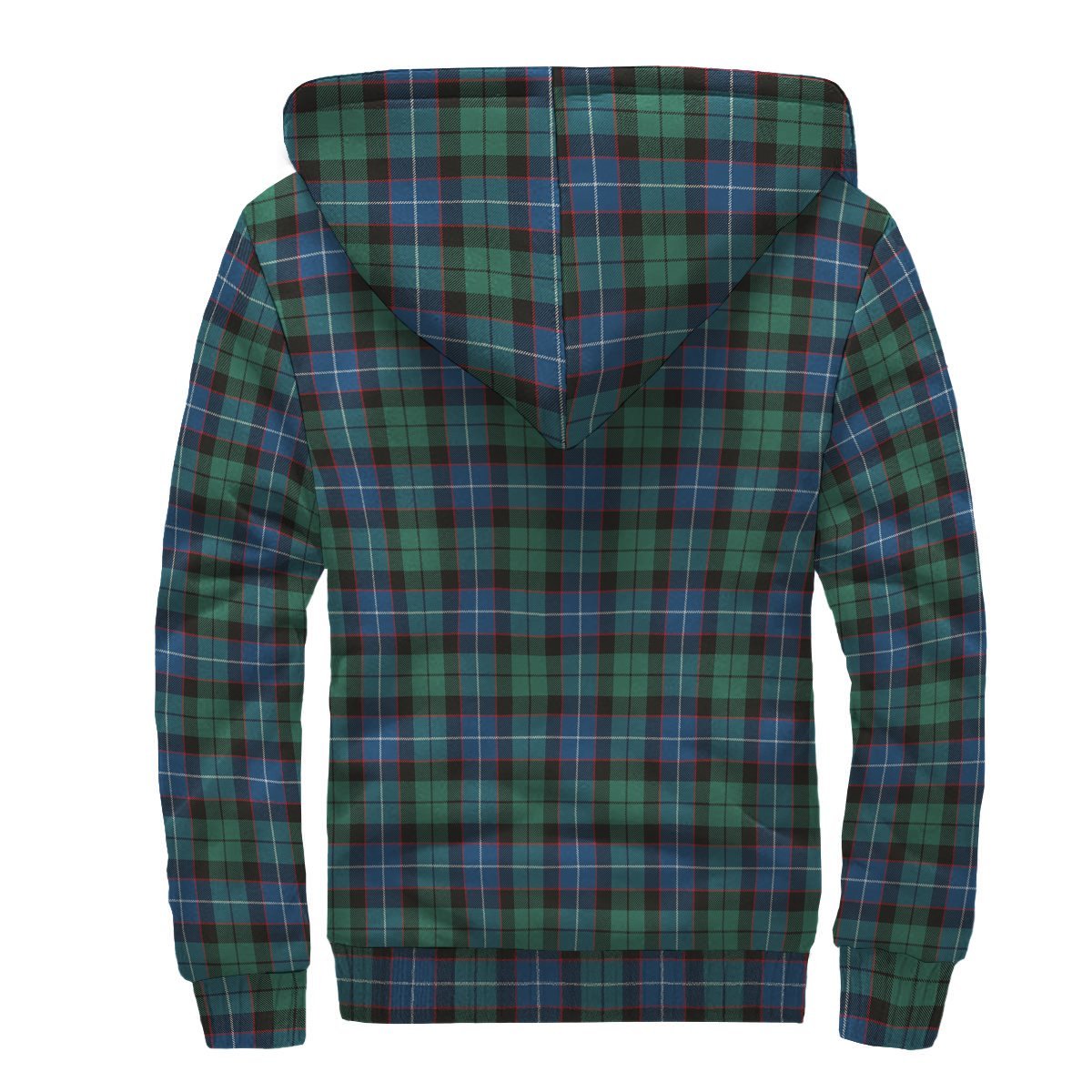 Hunter Ancient Tartan Crest Sherpa Hoodie