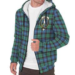 Hunter Ancient Tartan Crest Sherpa Hoodie