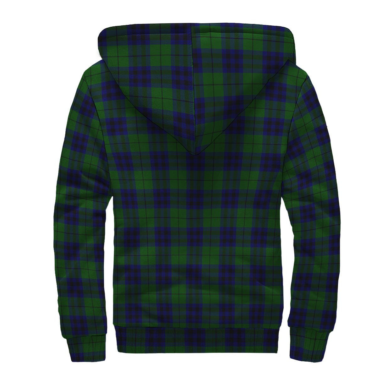 Keith Modern Tartan Crest Sherpa Hoodie