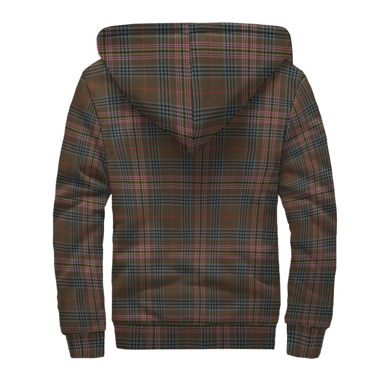 Kennedy Weathered Tartan Crest Sherpa Hoodie