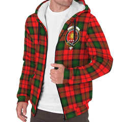 Kerr Modern Tartan Crest Sherpa Hoodie