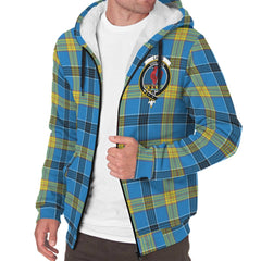 Laing Tartan Crest Sherpa Hoodie