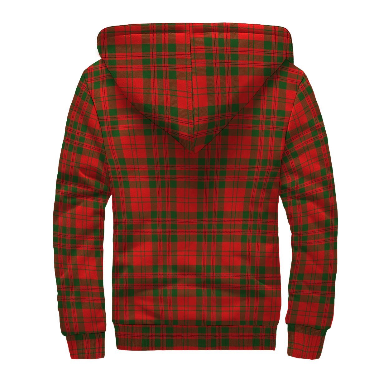 Livingstone Modern Tartan Crest Sherpa Hoodie