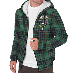 MacAulay Hunting Ancient Tartan Crest Sherpa Hoodie