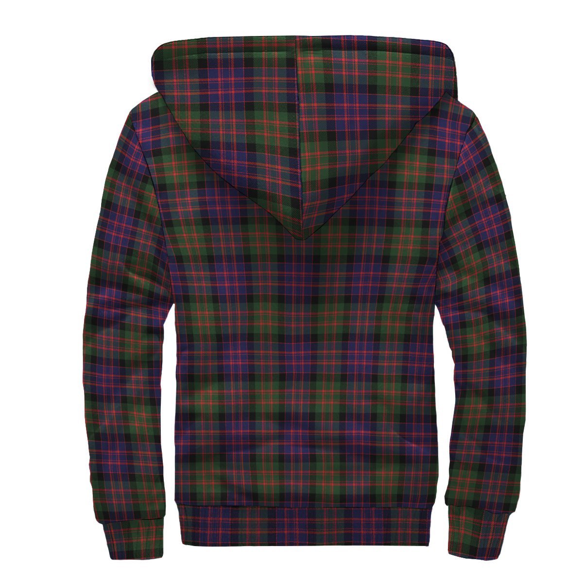 MacDonald Modern Tartan Crest Sherpa Hoodie