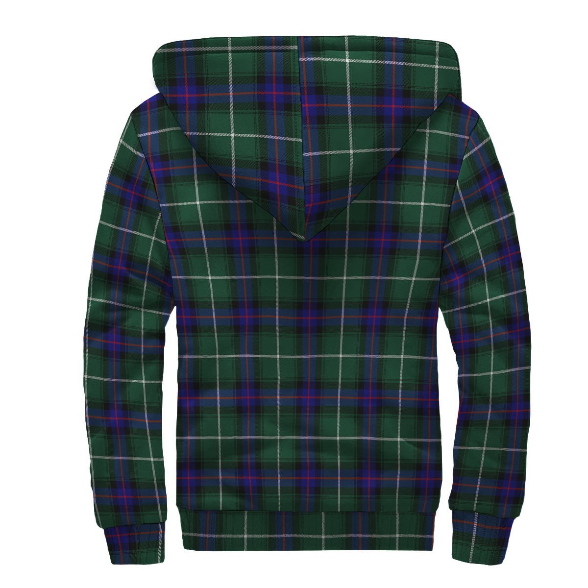 MacDonald of the Isles Hunting Modern Tartan Crest Sherpa Hoodie