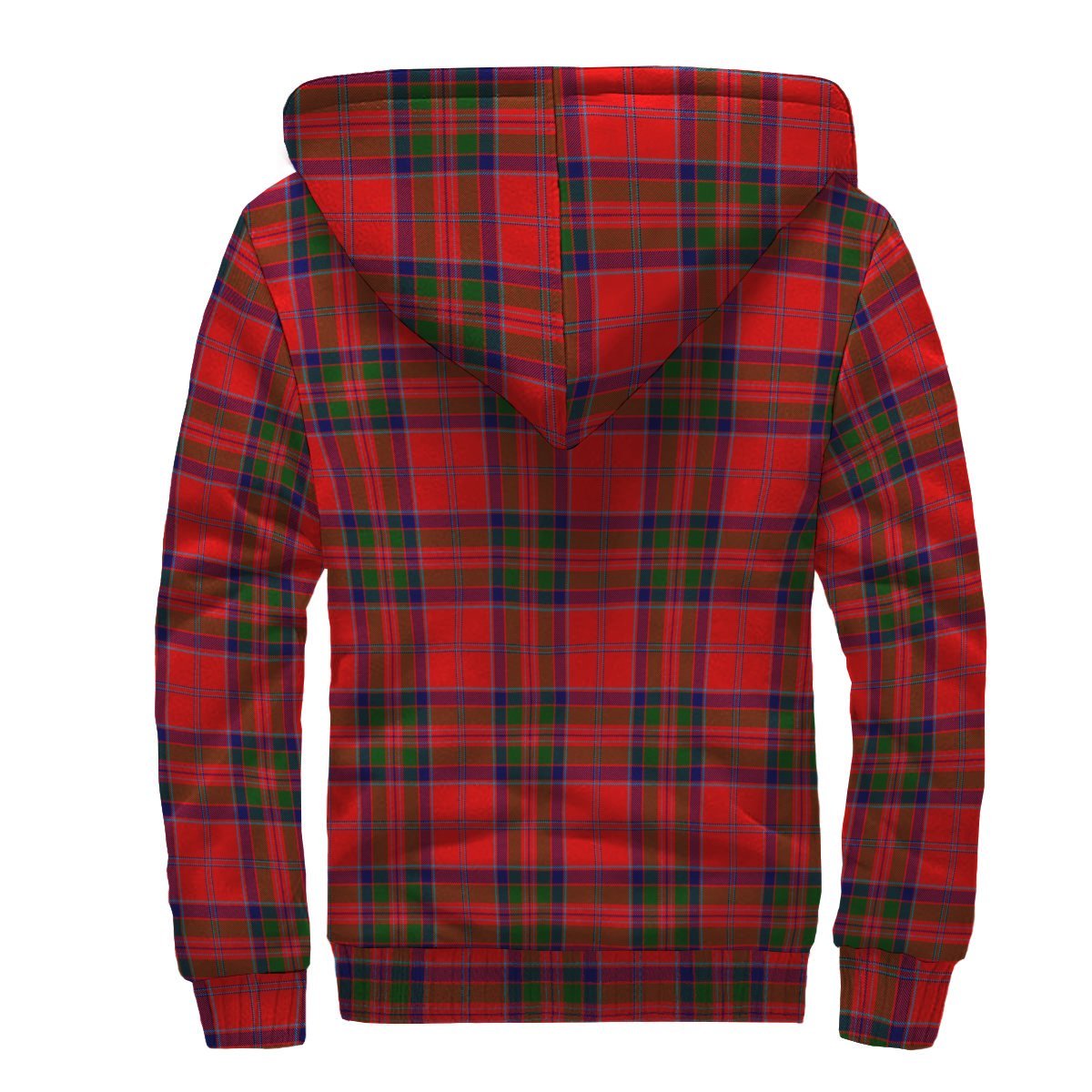 MacGillivray Modern Tartan Crest Sherpa Hoodie