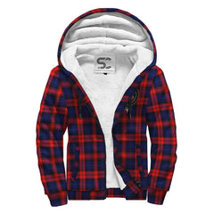 MacLachlan Modern Tartan Crest Sherpa Hoodie