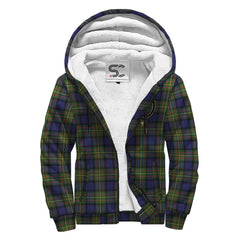 MacLaren Modern Tartan Crest Sherpa Hoodie