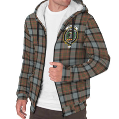 MacLaren Weathered Tartan Crest Sherpa Hoodie