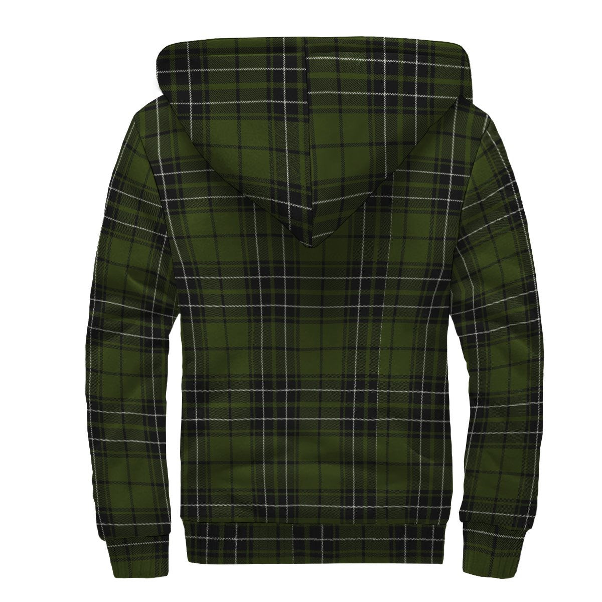 MacLean Hunting Tartan Crest Sherpa Hoodie