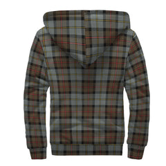 MacLeod of Harris Weathered Tartan Crest Sherpa Hoodie