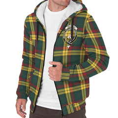 MacMillan Old Modern Tartan Crest Sherpa Hoodie