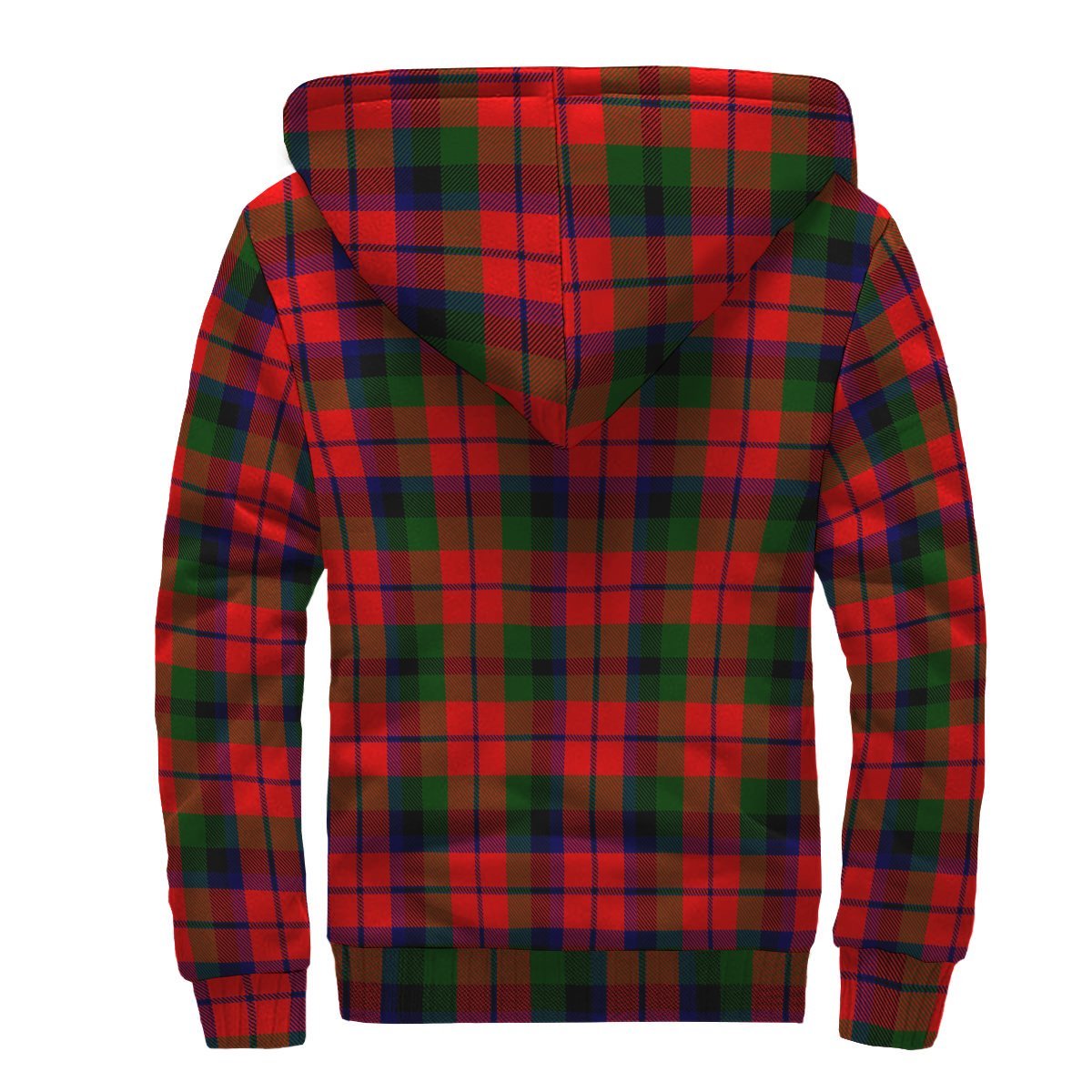 MacNaughton Modern Tartan Crest Sherpa Hoodie