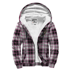 MacPherson Hunting Modern Tartan Crest Sherpa Hoodie