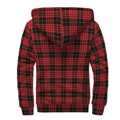 MacQueen Modern Tartan Crest Sherpa Hoodie