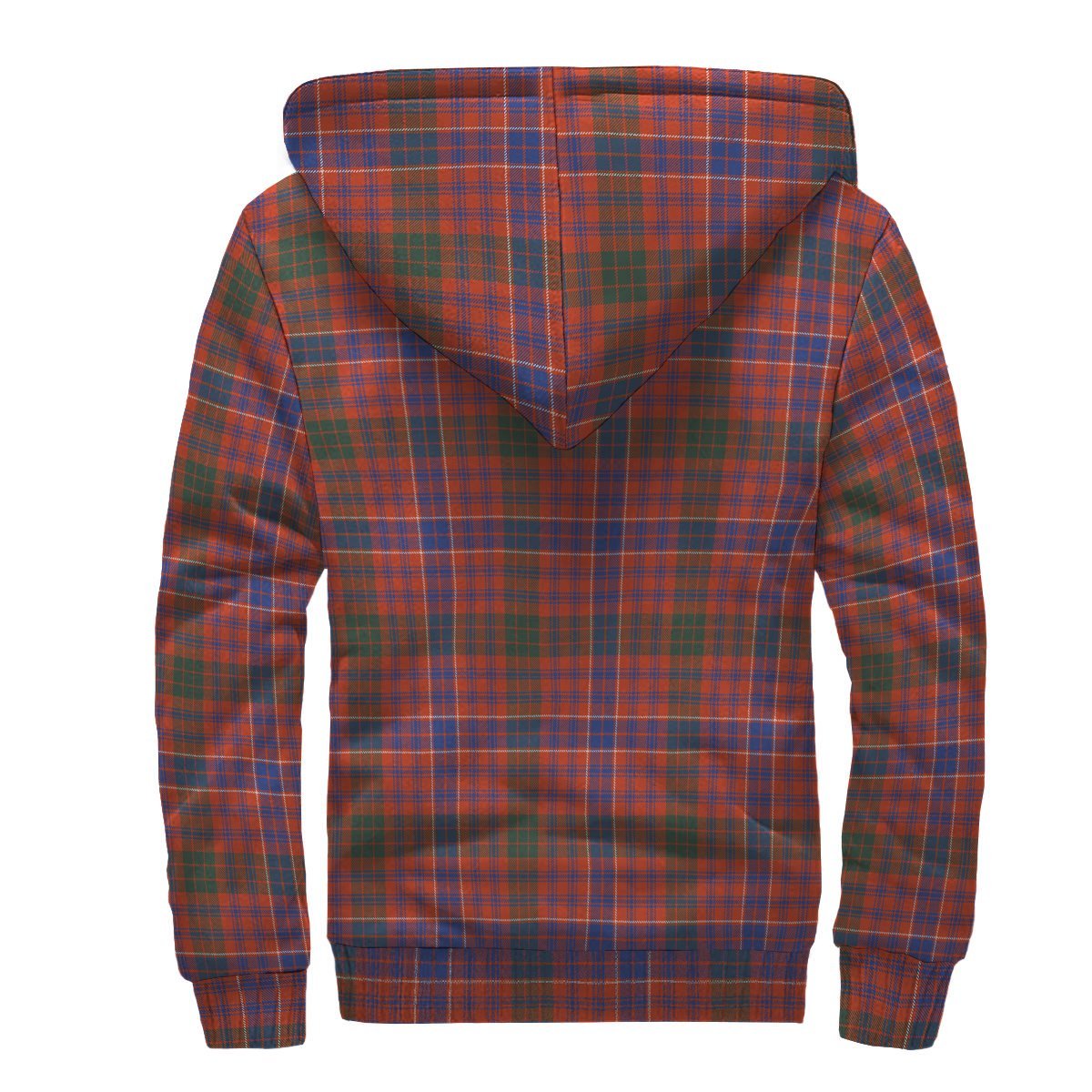 MacRae Ancient Tartan Crest Sherpa Hoodie