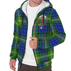 Maitland Tartan Crest Sherpa Hoodie