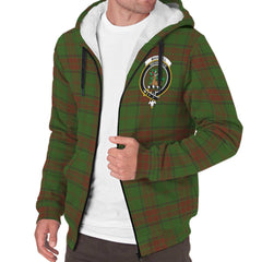 Maxwell Hunting Tartan Crest Sherpa Hoodie