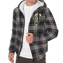 Moffat Modern Tartan Crest Sherpa Hoodie