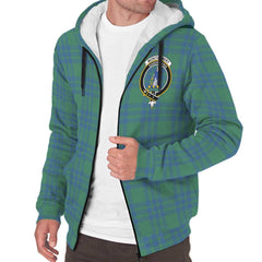 Montgomery Ancient Tartan Crest Sherpa Hoodie