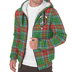 Muirhead Tartan Crest Sherpa Hoodie