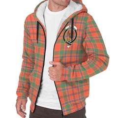 Munro Ancient Tartan Crest Sherpa Hoodie