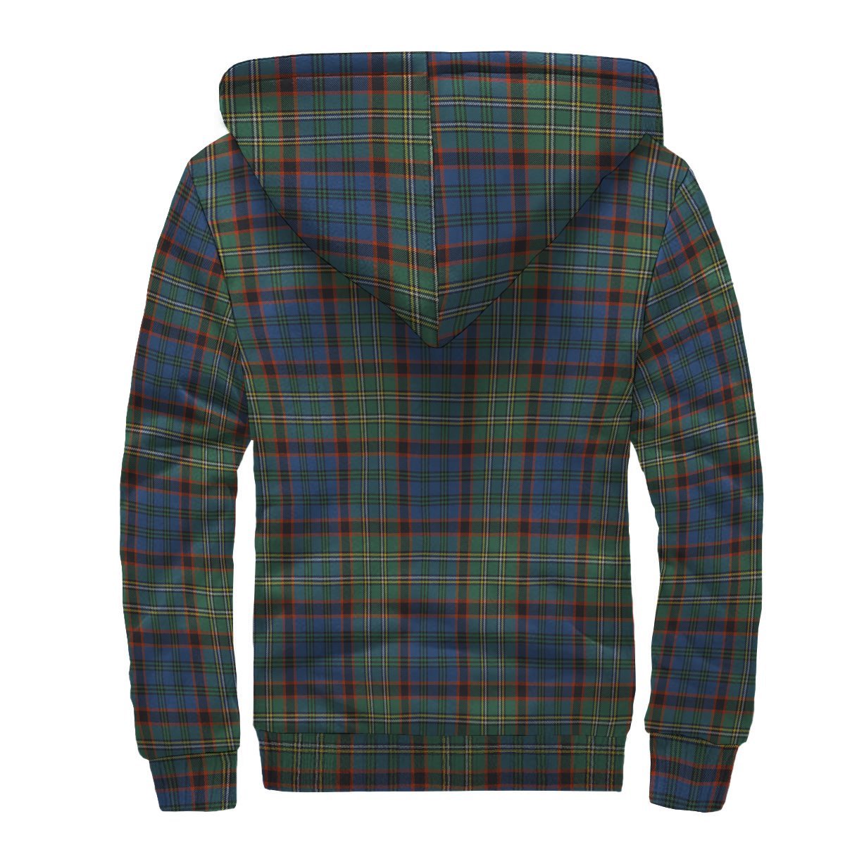 Nicolson Hunting Ancient Tartan Crest Sherpa Hoodie