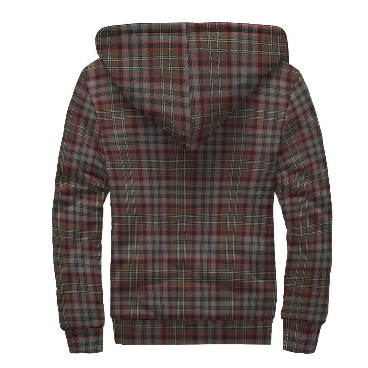 Nicolson Hunting Weathered Tartan Crest Sherpa Hoodie