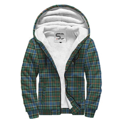 Ogilvie Hunting Ancient Tartan Crest Sherpa Hoodie