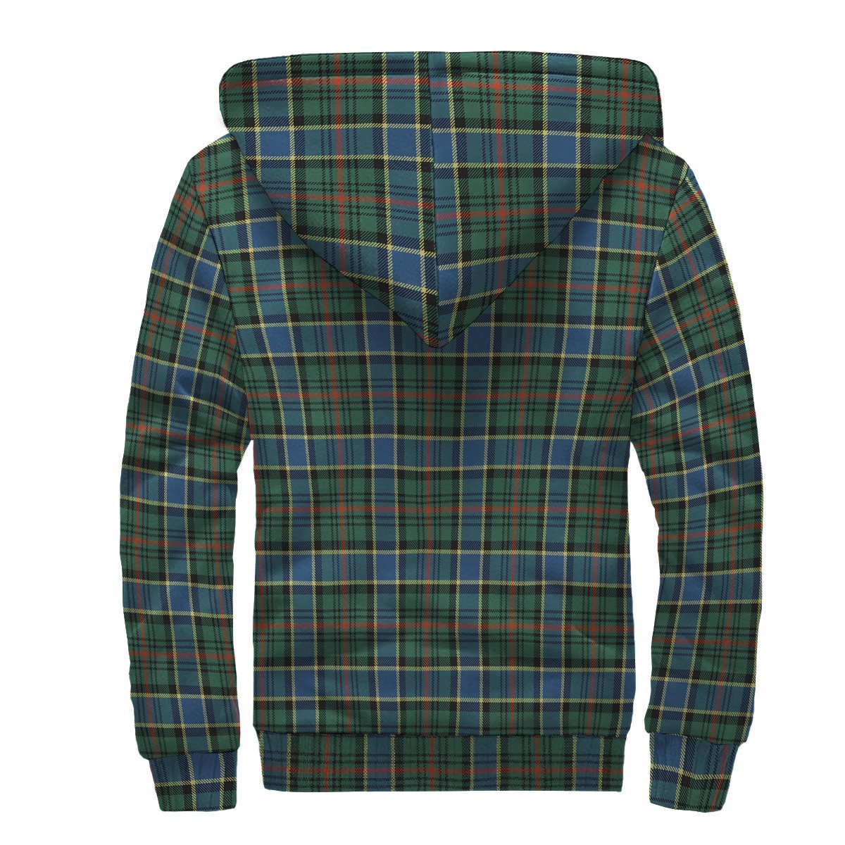 Ogilvie Hunting Ancient Tartan Crest Sherpa Hoodie