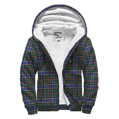 Ogilvie Hunting Modern Tartan Crest Sherpa Hoodie