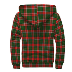 Pollock Modern Tartan Crest Sherpa Hoodie