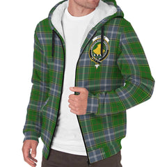 Pringle Tartan Crest Sherpa Hoodie