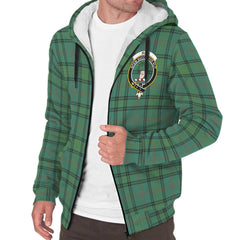 Ross Hunting Ancient Tartan Crest Sherpa Hoodie