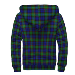 Sempill Modern Tartan Crest Sherpa Hoodie