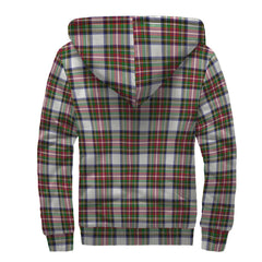 Stewart Dress Modern Tartan Crest Sherpa Hoodie