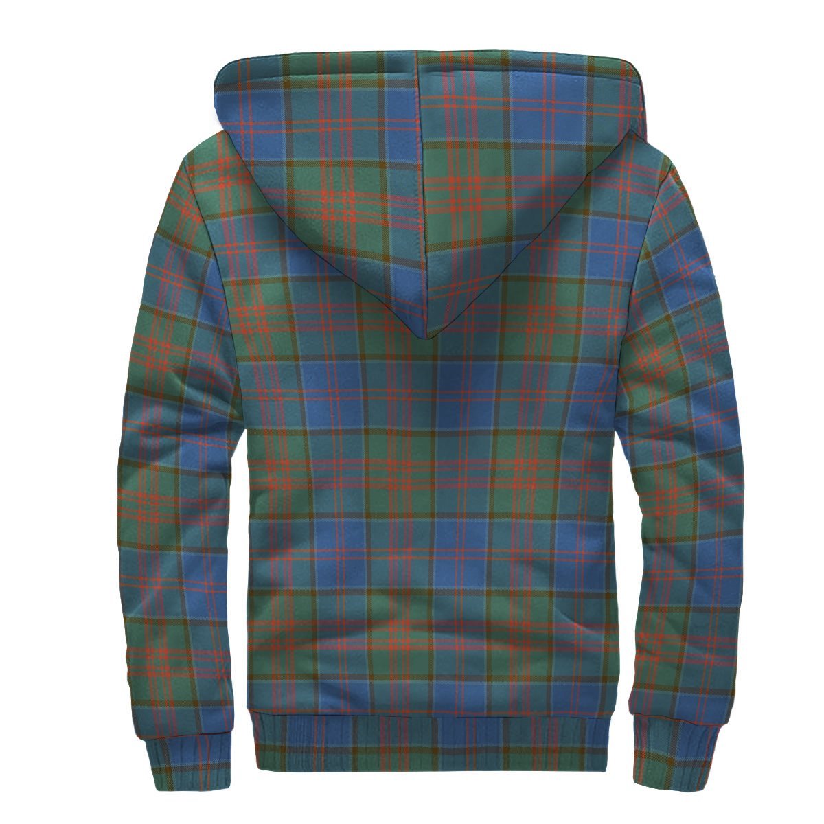 Stewart of Appin Hunting Ancient Tartan Crest Sherpa Hoodie