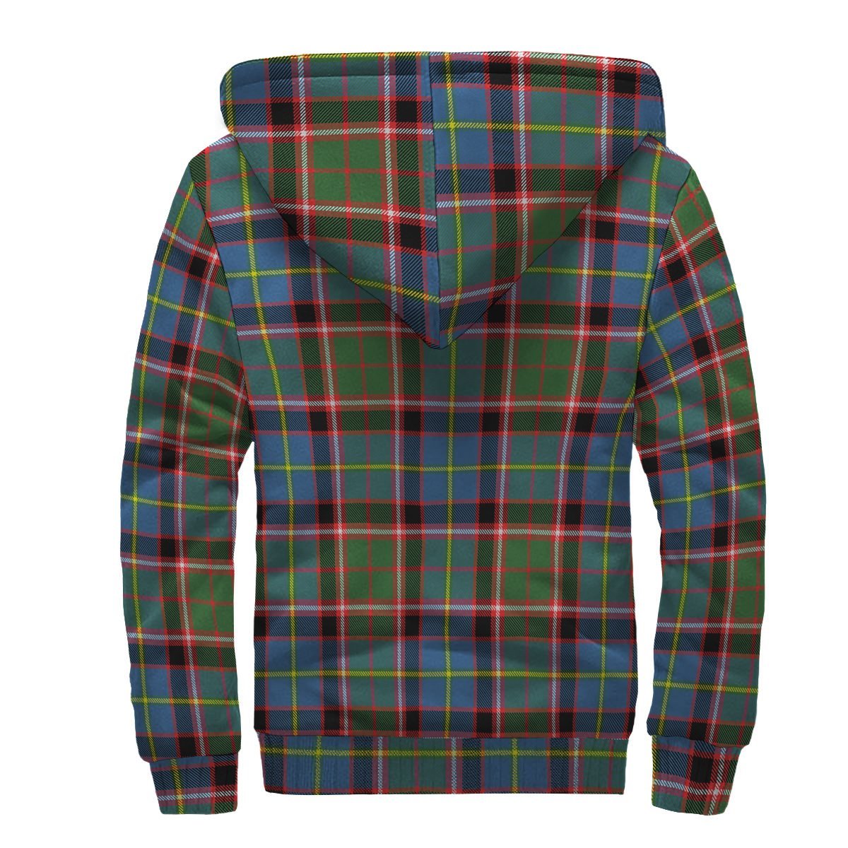 Stirling & Bannockburn District Tartan Crest Sherpa Hoodie