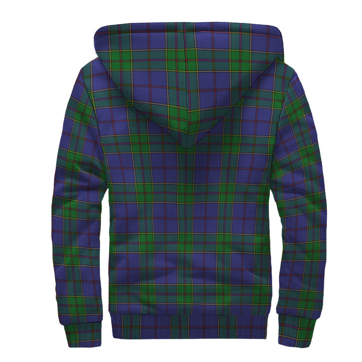 Strachan Tartan Crest Sherpa Hoodie