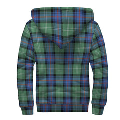 Sutherland Old Ancient Tartan Crest Sherpa Hoodie