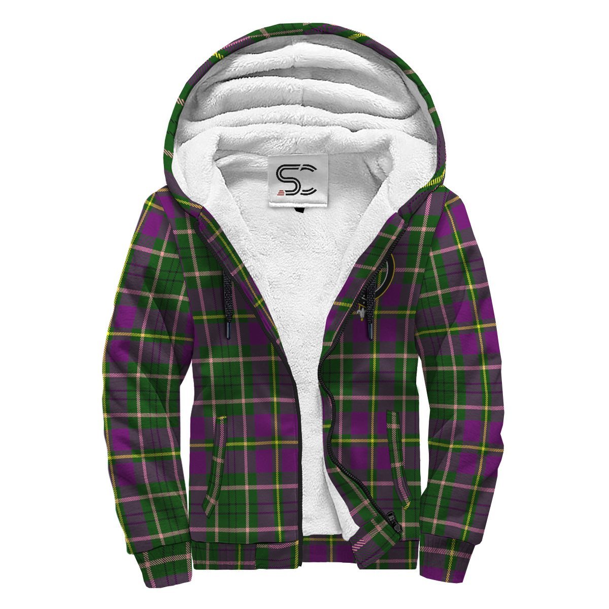 Tailyour Tartan Crest Sherpa Hoodie