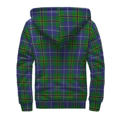 Turnbull Hunting Tartan Crest Sherpa Hoodie