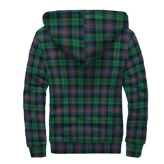 Urquhart Broad Red Ancient Tartan Crest Sherpa Hoodie