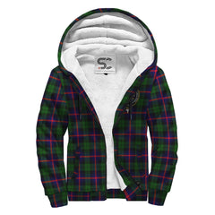 Urquhart Modern Tartan Crest Sherpa Hoodie