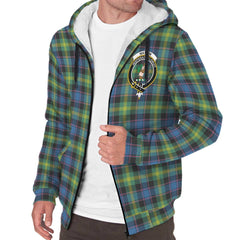 Watson Ancient Tartan Crest Sherpa Hoodie