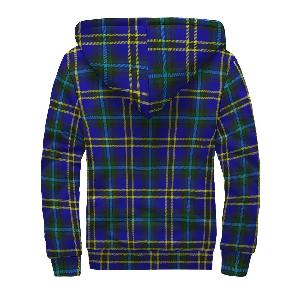 Weir Modern Tartan Crest Sherpa Hoodie